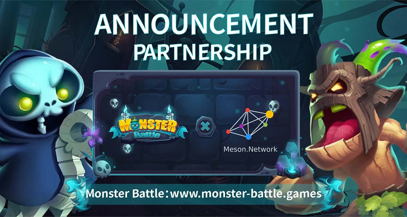 Meson Network Enters Partnership with GameFi Powerhouse Monster Battle cover image